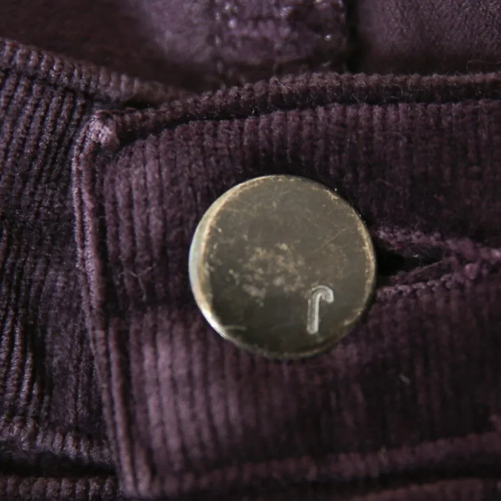 J Brand Purple Corduroy Skinny Leg Pants | Size 32
